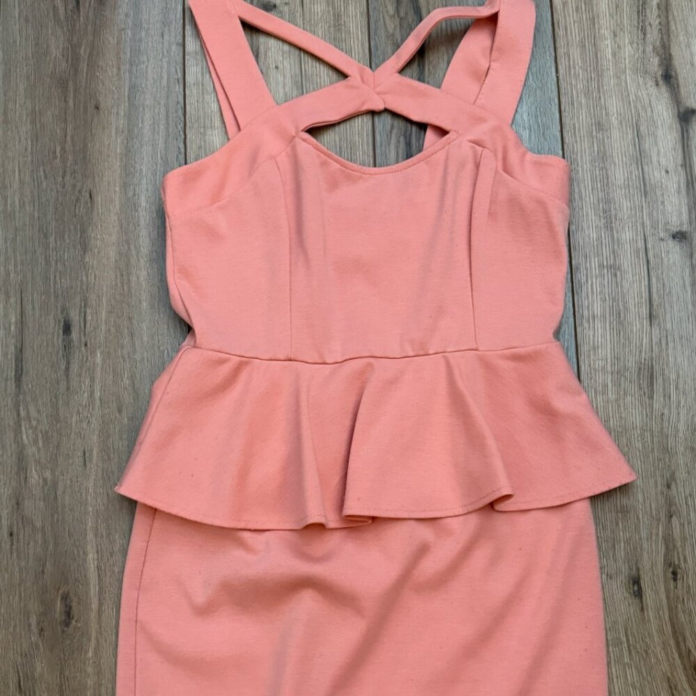 Peach Dress